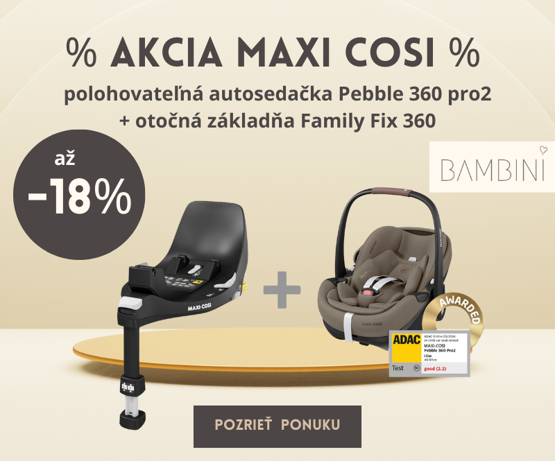 aaa akcia maxi coi pebble pro2 s isofixovou základňou